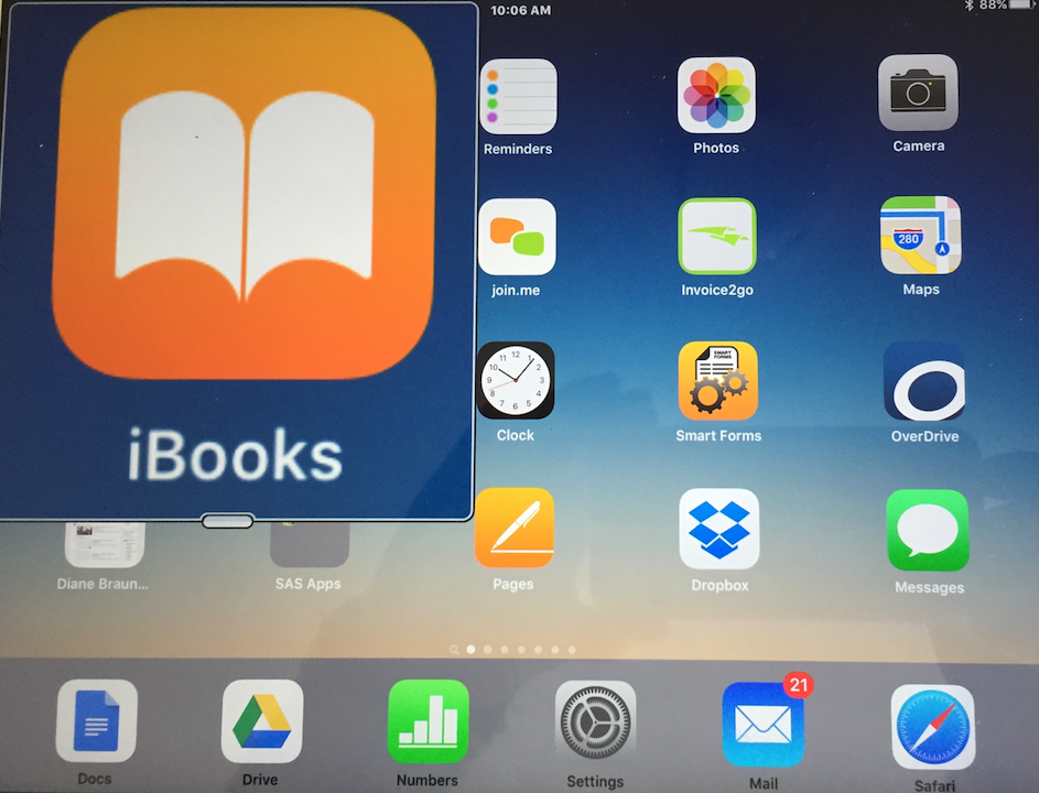 Explanation of Zoom and Zoom Window Features on the iPad Perkins